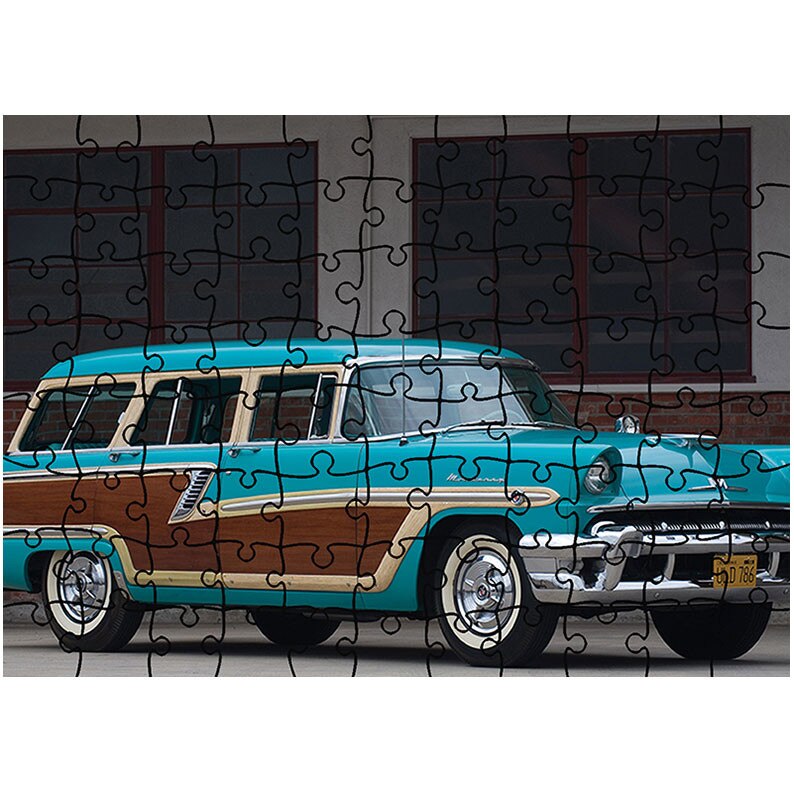 Puzzle Heartwork 96 piese, Mercury Monterey Station Wagon 1956, Latime 40,5 cm x Inaltime 28,5 cm