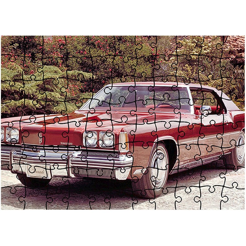 Puzzle Heartwork 96 piese, Oldsmobile Toronado 1972, Latime 40,5 cm x Inaltime 28,5 cm