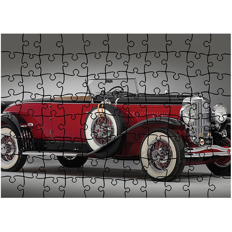 Puzzle Heartwork 96 piese, Duesenberg J 395 Convertible Coupe by Murphy 1931, Latime 40,5 cm x Inaltime 28,5 cm