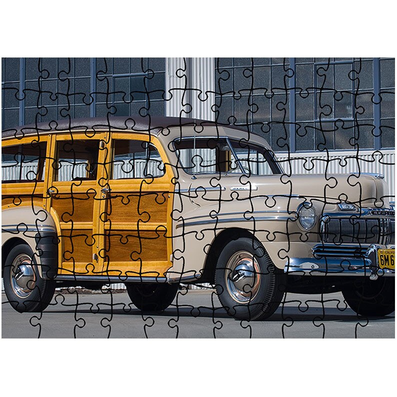 Puzzle Heartwork 96 piese, Mercury Station Wagon 1948, Latime 40,5 cm x Inaltime 28,5 cm