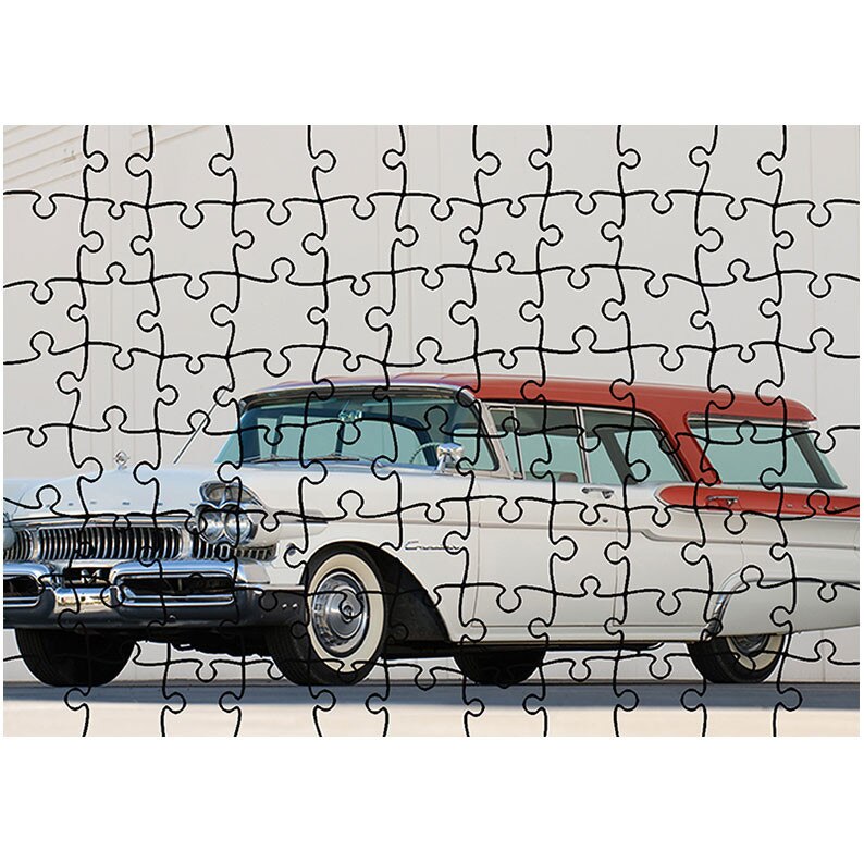 Puzzle Heartwork 96 piese, Mercury Commuter Station Wagon 1957, Latime 40,5 cm x Inaltime 28,5 cm