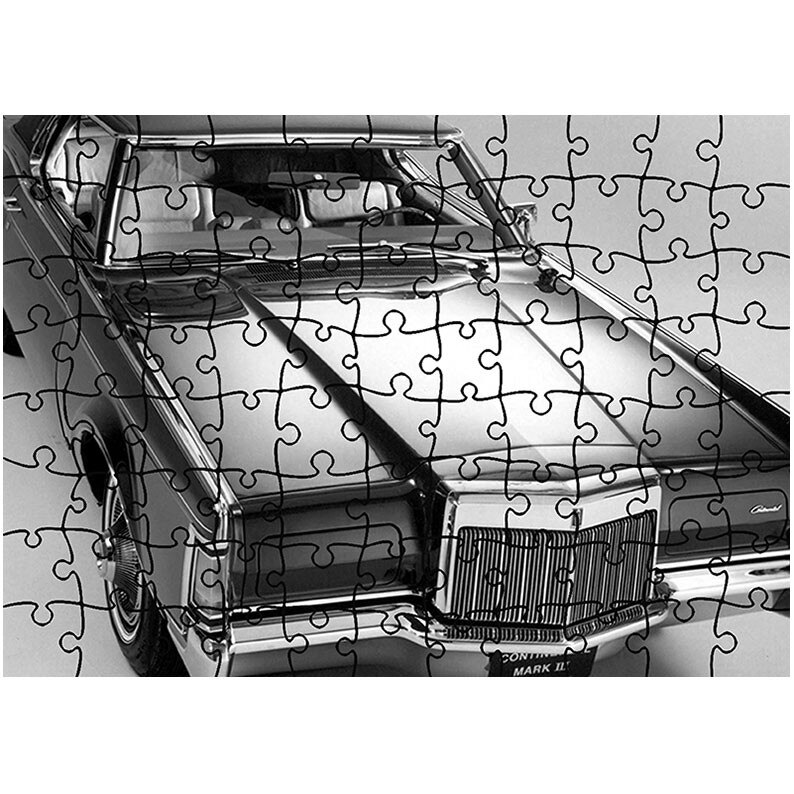 Puzzle Heartwork 96 piese, Lincoln Continental Mark III 1968-71, Latime 40,5 cm x Inaltime 28,5 cm