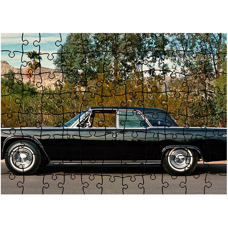 Puzzle Heartwork 96 piese, 1962 Lincoln Continental, Latime 40,5 cm x Inaltime 28,5 cm