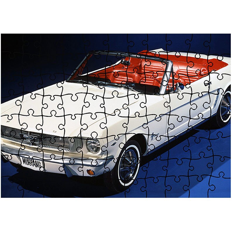 Puzzle Heartwork 96 piese, Mustang Convertible 1964, Latime 40,5 cm x Inaltime 28,5 cm