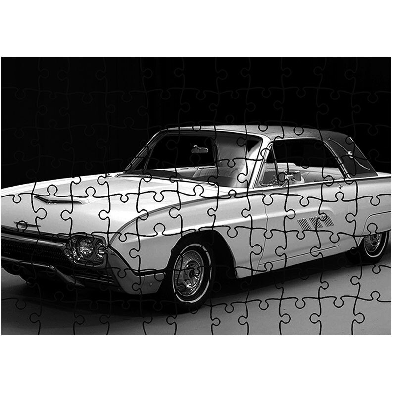 Puzzle Heartwork 96 piese, Ford Thunderbird 1961-63, Latime 40,5 cm x Inaltime 28,5 cm