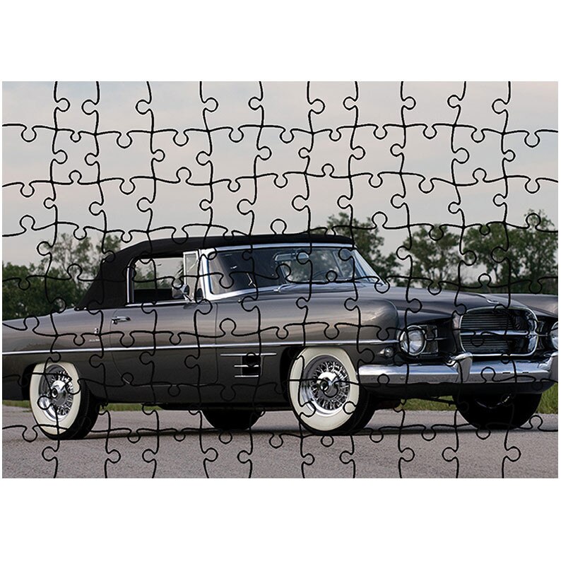 Puzzle Heartwork 96 piese, 1957 Dual-Ghia Convertible, Latime 40,5 cm x Inaltime 28,5 cm