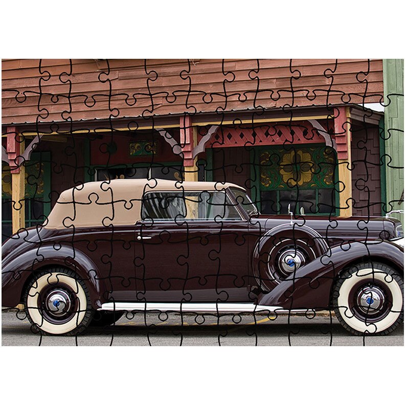 Puzzle Heartwork 96 piese, Lincoln K Convertible Victoria 1937, Latime 40,5 cm x Inaltime 28,5 cm