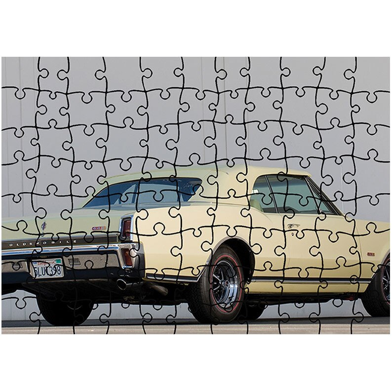 Puzzle Heartwork 96 piese, Oldsmobile 442 Convertible 1967, Latime 40,5 cm x Inaltime 28,5 cm