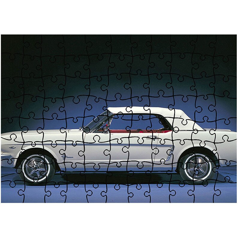 Puzzle Heartwork 96 piese, Mustang Convertible 1964, Latime 40,5 cm x Inaltime 28,5 cm