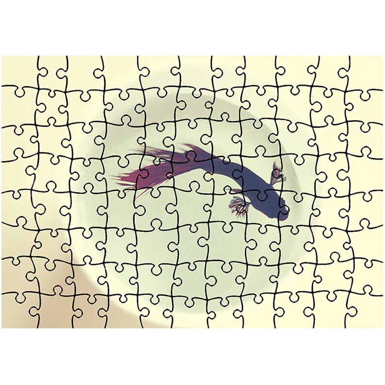 Puzzle Heartwork 96 piese, Peste innotand in cana, Latime 40,5 cm x Inaltime 28,5 cm