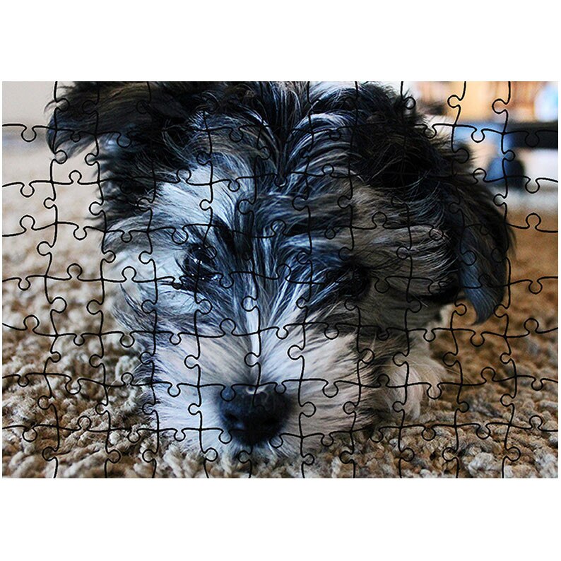 Puzzle Heartwork 96 piese, Catelus, Latime 40,5 cm x Inaltime 28,5 cm