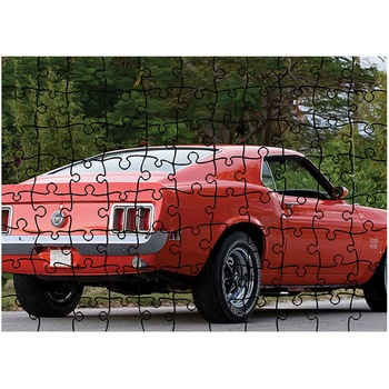Puzzle Heartwork 96 piese, Mustang Boss 429 1970, Latime 40,5 cm x Inaltime 28,5 cm Puzzle Heartwork 96 piese, Mustang Boss 429 1970, Latime 40,5 cm x Inaltime 28,5 cm