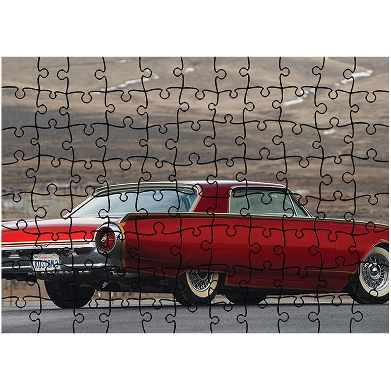 Puzzle Heartwork 96 piese, 1961 Ford Firestar Custom Thunderbird by John D'Agostino, Latime 40,5 cm x Inaltime 28,5 cm