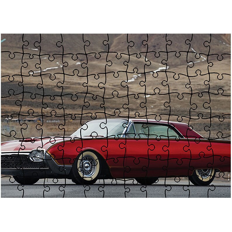 Puzzle Heartwork 96 piese, 1961 Ford Firestar Custom Thunderbird by John D'Agostino, Latime 40,5 cm x Inaltime 28,5 cm