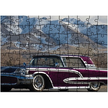 Puzzle Heartwork 96 piese, Ford Thunderbird 1958-60, Latime 40,5 cm x Inaltime 28,5 cm Puzzle Heartwork 96 piese, Ford Thunderbird 1958-60, Latime 40,5 cm x Inaltime 28,5 cm