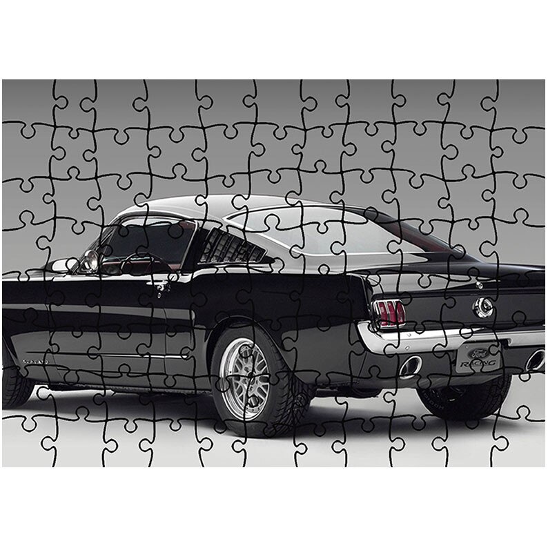 Puzzle Heartwork 96 piese, Ford Mustang MkI, Latime 40,5 cm x Inaltime 28,5 cm