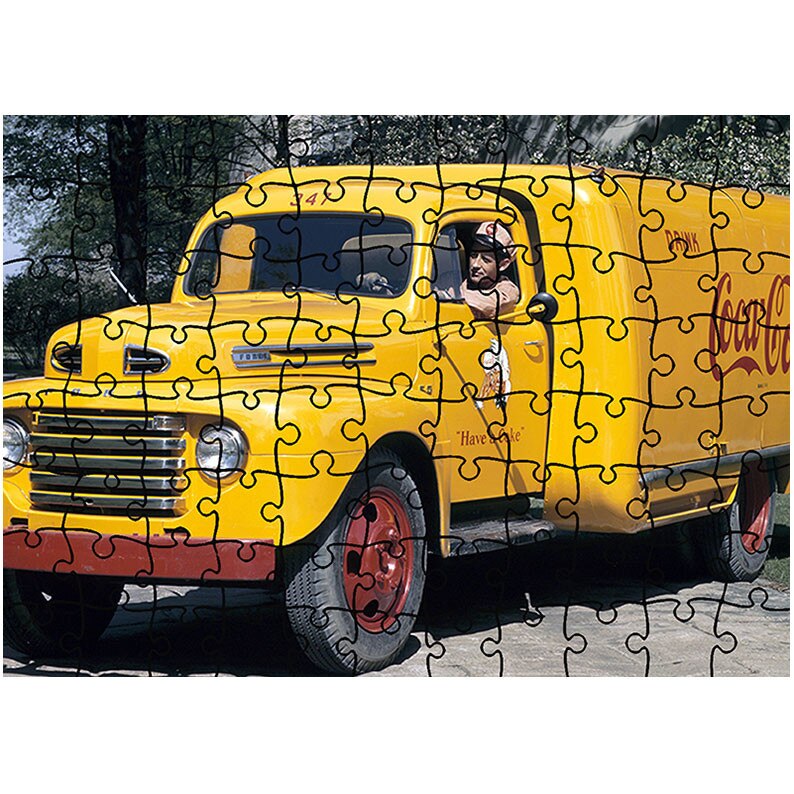 Puzzle Heartwork 96 piese, Ford F-1 1948, Latime 40,5 cm x Inaltime 28,5 cm