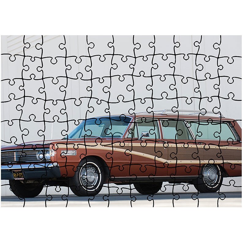 Puzzle Heartwork 96 piese, 1966 Mercury Colony Park Station Wagon, Latime 40,5 cm x Inaltime 28,5 cm