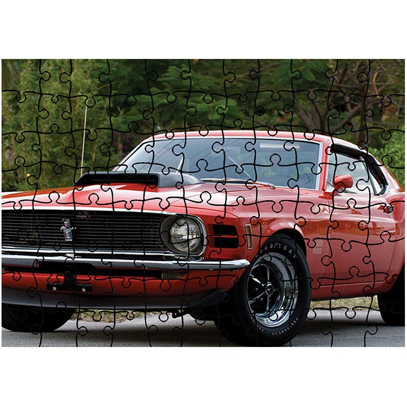 Puzzle Heartwork 96 piese, Mustang Boss 429 1970, Latime 40,5 cm x Inaltime 28,5 cm