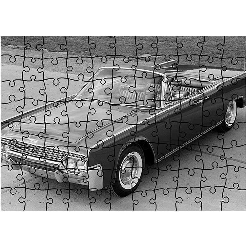 Puzzle Heartwork 96 piese, Lincoln Continental Convertible 1961, Latime 40,5 cm x Inaltime 28,5 cm