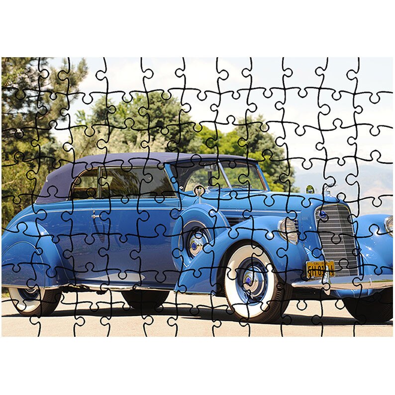 Puzzle Heartwork 96 piese, Lincoln K Convertible Victoria 1938, Latime 40,5 cm x Inaltime 28,5 cm