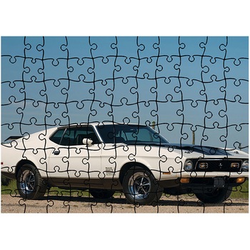 Puzzle Heartwork 96 piese, 1971 Ford Mustang Mach I 429, Latime 40,5 cm x Inaltime 28,5 cm Puzzle Heartwork 96 piese, 1971 Ford Mustang Mach I 429, Latime 40,5 cm x Inaltime 28,5 cm