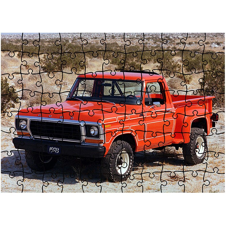Puzzle Heartwork 96 piese, Ford F-100 1978, Latime 40,5 cm x Inaltime 28,5 cm