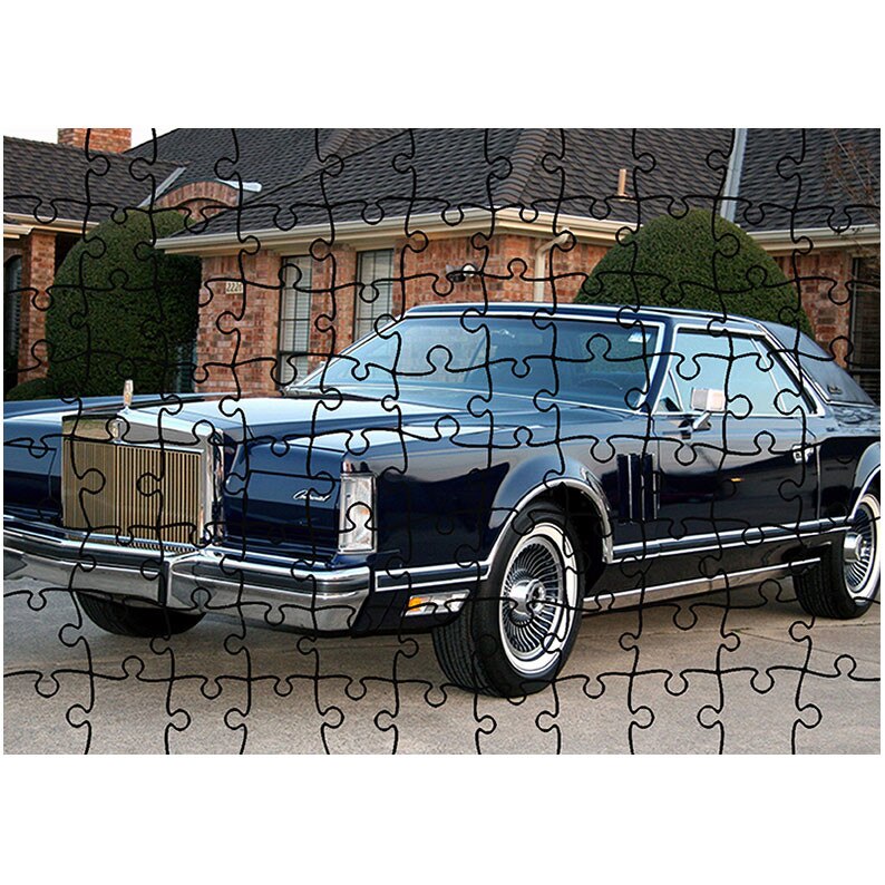 Puzzle Heartwork 96 piese, Lincoln Continental Mark V 1977 - Copy, Latime 40,5 cm x Inaltime 28,5 cm