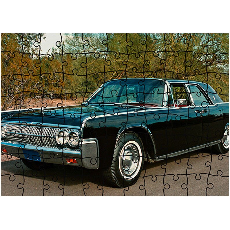 Puzzle Heartwork 96 piese, 1962 Lincoln Continental, Latime 40,5 cm x Inaltime 28,5 cm