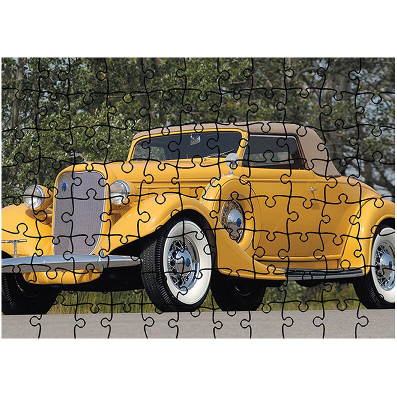 Puzzle Heartwork 96 piese, Lincoln K Convertible 1935, Latime 40,5 cm x Inaltime 28,5 cm