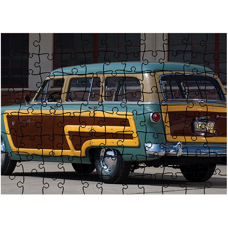 Puzzle Heartwork 96 piese, 1952 Ford Crestline Country Squire, Latime 40,5 cm x Inaltime 28,5 cm