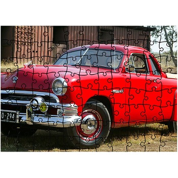 Puzzle Heartwork 96 piese, Ford DeLuxe Coupe Utility 1951, Latime 40,5 cm x Inaltime 28,5 cm Puzzle Heartwork 96 piese, Ford DeLuxe Coupe Utility 1951, Latime 40,5 cm x Inaltime 28,5 cm