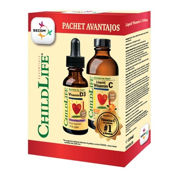 Kit de imunitate pentru copilul tau, Vitamin C 250mg + Vitamin D3 500UI Kit de imunitate pentru copilul tau, Vitamin C 250mg + Vitamin D3 500UI