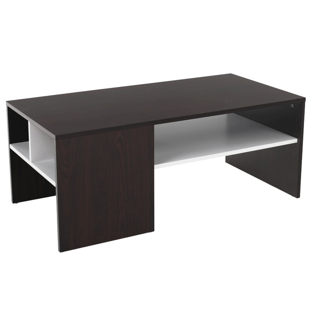 Masuta de Cafea Sani Vienna 100 x 50 x 40 cm, Nuc / Alb