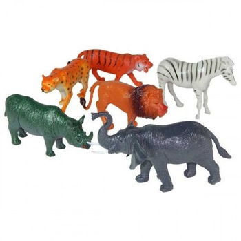 Set 6 figurine animale salbatice, Wild Animals Set 6 figurine animale salbatice, Wild Animals