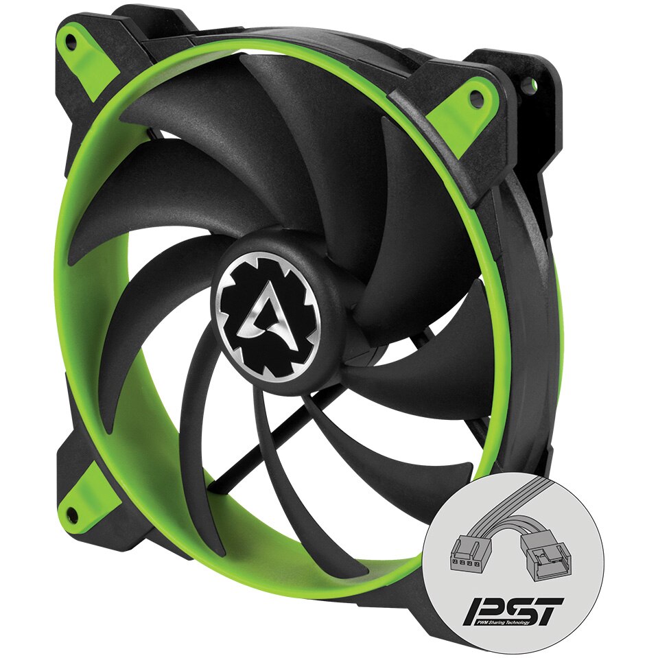 ARCTIC BioniX F140 PWM ventilátor, 140 mm, zöld - eMAG.hu