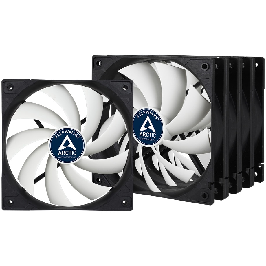 Ventilator ARCTIC F12 PWM PST, 120mm, Kit