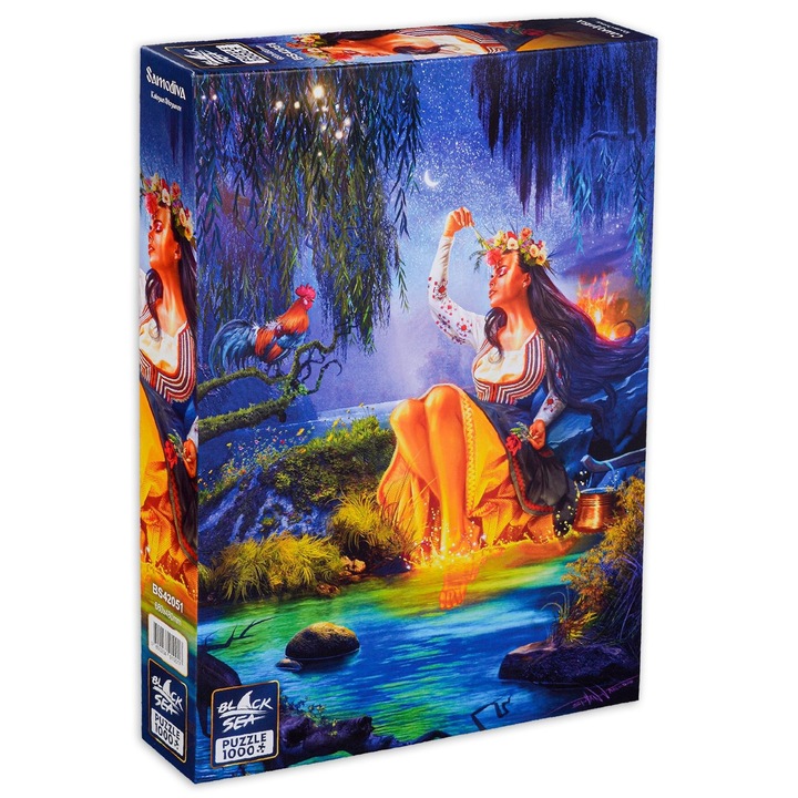 Пъзел Black Sea Puzzles, Самодива, художник Калоян Стоянов, 1000 части