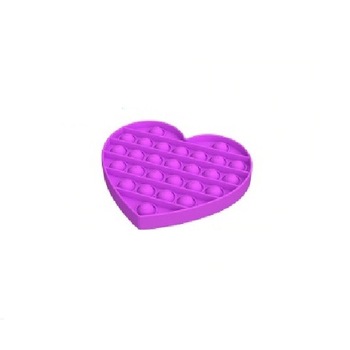 Joc Pop it inima, mov din silicon, 12 cm Joc Pop it inima, mov din silicon, 12 cm