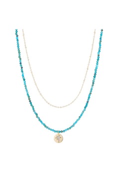 Colier Palm Turquoise 43 cm Bijouxmania Colier Palm Turquoise 43 cm Bijouxmania