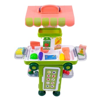 Jucarie de rol, Supermarketul din dubita, Set 2in1, 37Piese Jucarie de rol, Supermarketul din dubita, Set 2in1, 37Piese