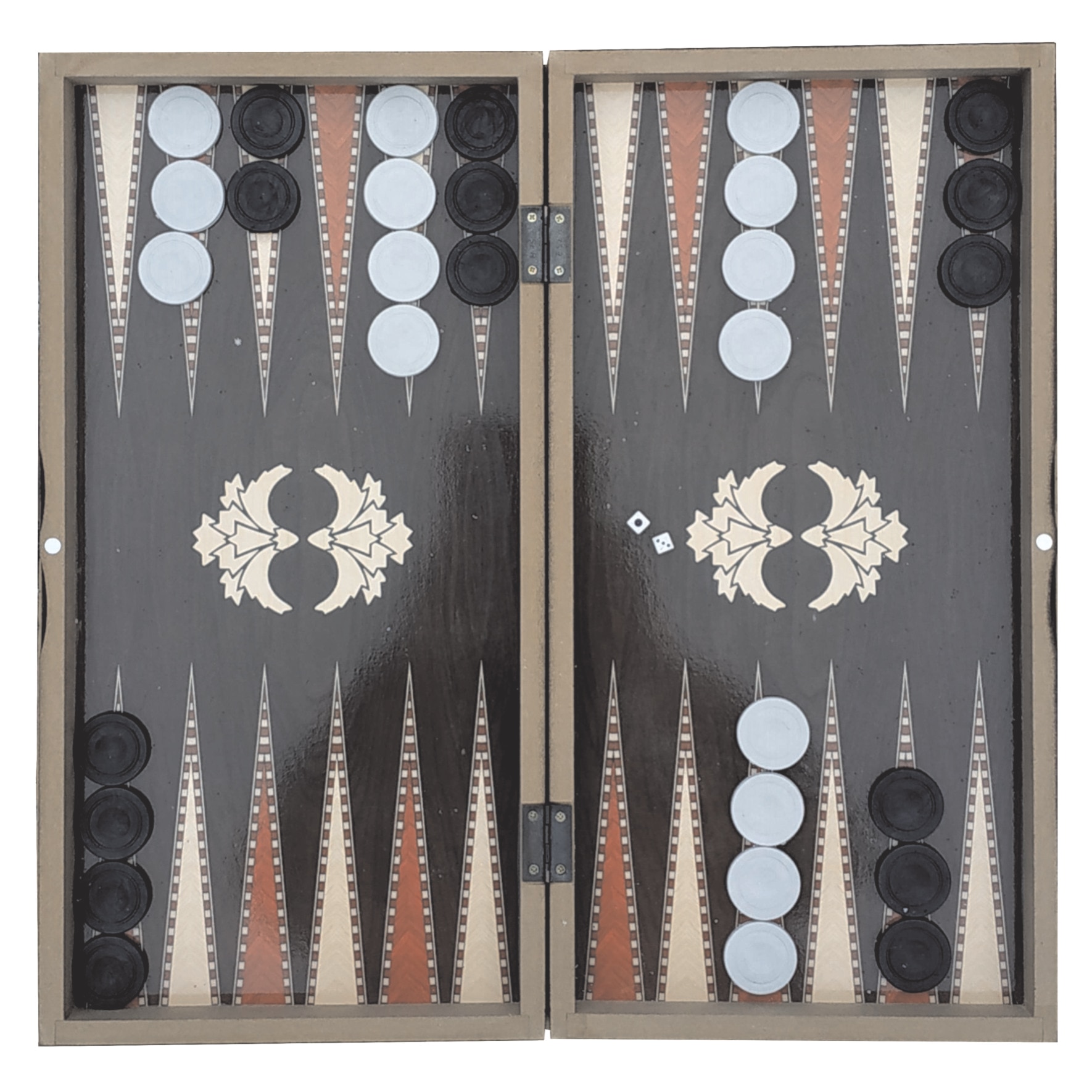 Joc table, 50x50 cm, ClauM, maro