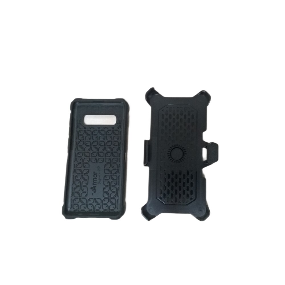 Carcasa Vena vArmor, Husa rezistenta, clema pentru centura cu suport detasabil, compatibil cu Samsung Galaxy S10+ - Gri spatial