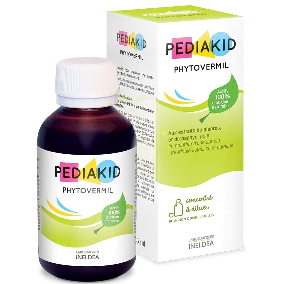 Sirop cu aroma de fructe rosii (Pediakid Phytovermil) - 125 ml