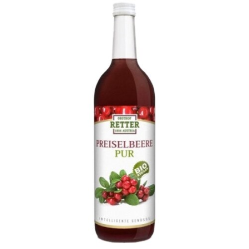 Suc de merisor pur bio, Retter, 750ml