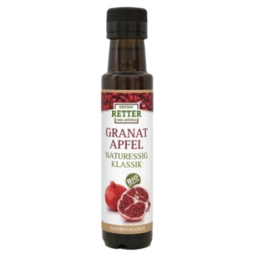 Otet de rodie maturat 1 an, Retter, bio, 250ml