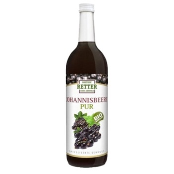 Suc de coacaze negre pur bio, Retter, 750ml Suc de coacaze negre pur bio, Retter, 750ml