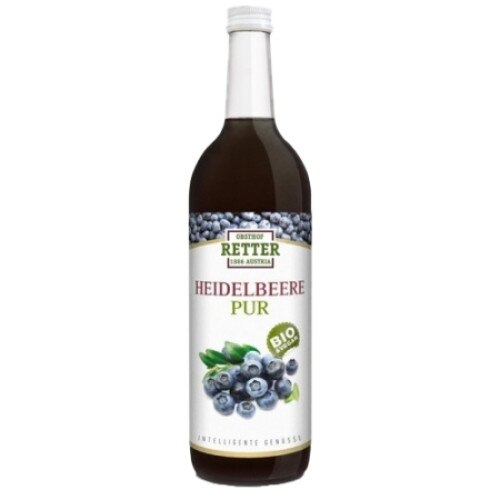 Suc de afine pur bio, Retter, 750ml