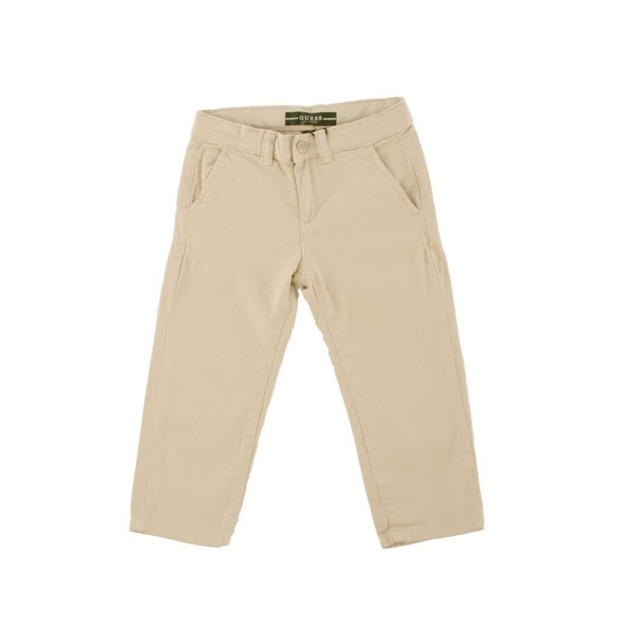 Pantaloni Guess, bej, slim fit, Bej