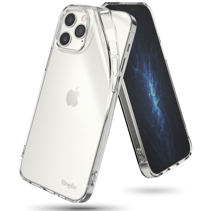 Szilikon tok Ringke Air, iPhone 12 / iPhone 12 Pro készülékhez, Átlátszó